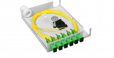 Przełącznica Naścienna LPX v2 mini - 6SC Simplex (przystosowana do kabla łatwego d...