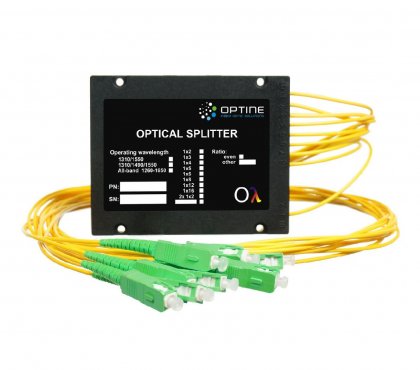 Splitter 1x8 PLC ABS 2,0mm 1m SC/APC