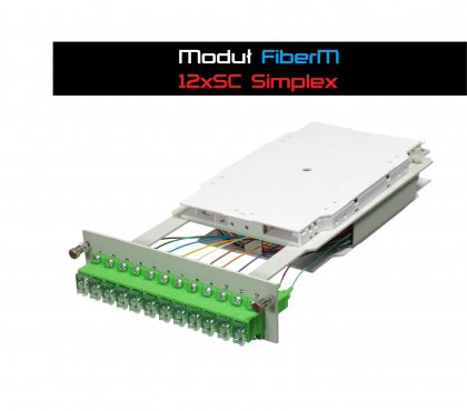 Moduł FiberM 12xSC Simplex