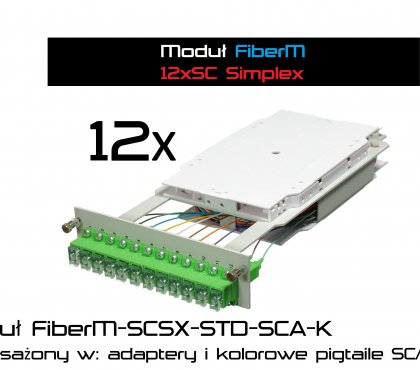 Przełącznica Modułowa FiberM -  144SC/APC SX