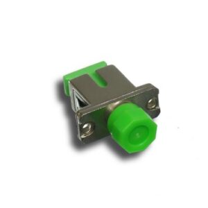 Adapter światłowodowy hybrydowy, SC/APC - FC/APC, SM, Simplex