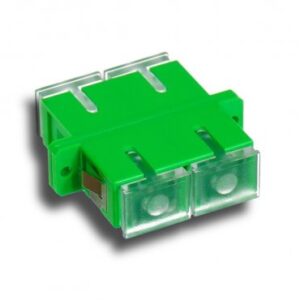 Adapter światłowodowy SC/APC, SM, Duplex, TRANSPARENT
