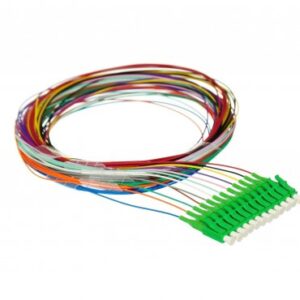 Pigtail SM LC/APC 900um G.652D Easy-strip 2m 12xkolor