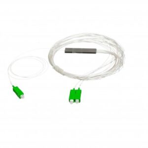 Splitter PLC 1x2 steelbox 1m 900um SC/APC