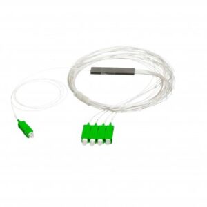 Splitter PLC 1x4 steelbox 1m 900um SC/APC