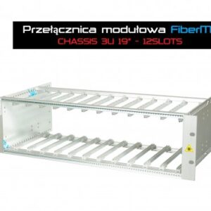 Przełącznica Modułowa FiberM -  CHASSIS 3U 19" 12SLOTS